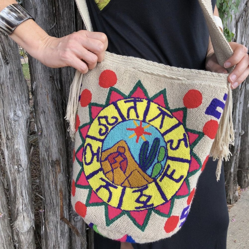 Zodiac Colombian Wayuu Bucket Bag Virgo Capricorn - Picture 1 of 8